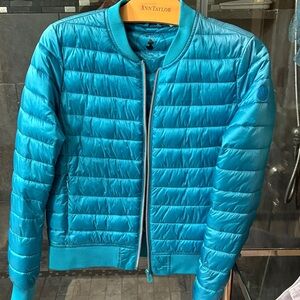 SAVE THE DUCK Women's Blue Puffer Jacket